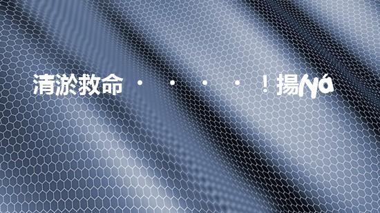 清淤救命！揚(yáng)子洲鄉(xiāng)市政管道遭堵塞，一場(chǎng)阻斷生命通道的危機(jī)悄然降臨！